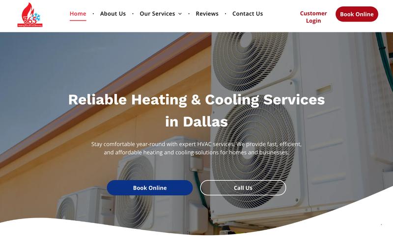 365 Heating And Air Conditioning homepage