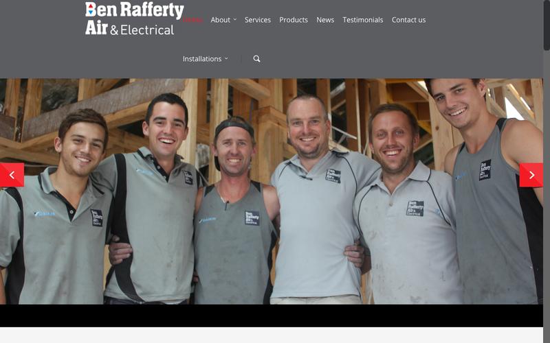 Ben Rafferty Air & Electrical homepage