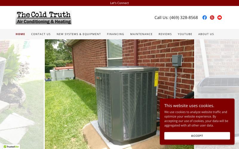 The Cold Truth AC & Heating homepage