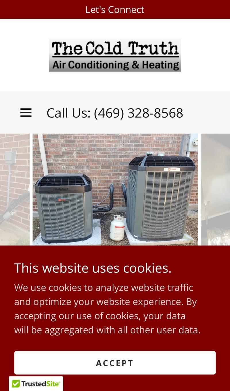 The Cold Truth AC & Heating mobile view