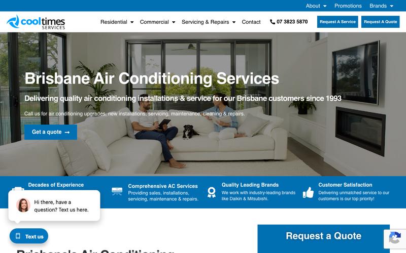 CoolTimes Services homepage