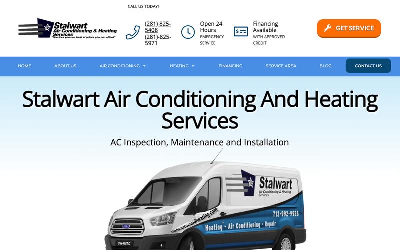 Stalwart Air Conditioning & Heating homepage
