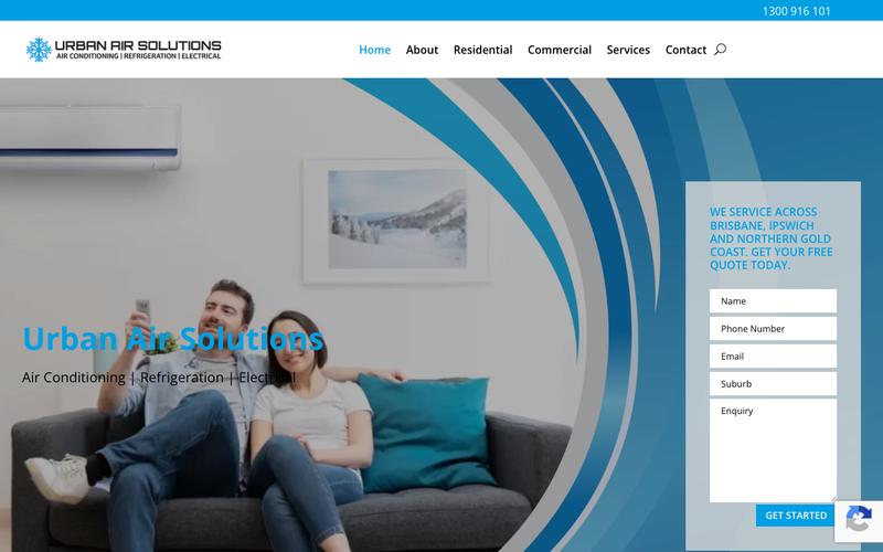 Urban Air Solutions homepage